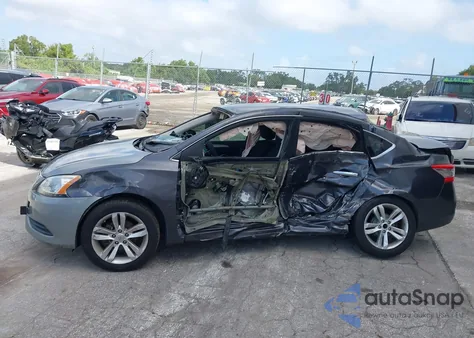 2014 Nissan Sentra S из США, поврежденный, VIN 3N1AB7AP5EL625087